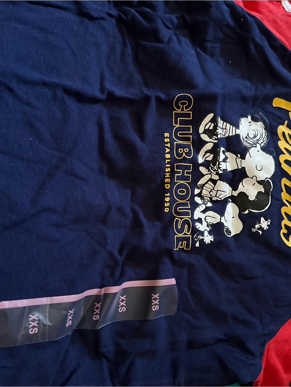 Women’s peanuts Navy Blue Graphic Tee